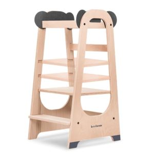 Torre de aprendizaje Montessori de madera PANDA – Beeloom