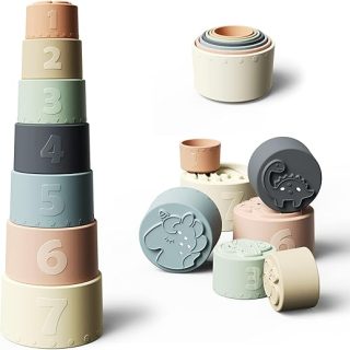 Taza de Juguete apilable de Silicona