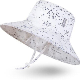 Sombrero de Sol Bob Unisexo Ajustable Sombrero Protección Solar para Bebé Niña Niño Infantil Niños Pequeños UPF 50