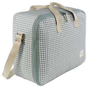 Maleta de Bebé I Love Vichy Verde – Walking Mum