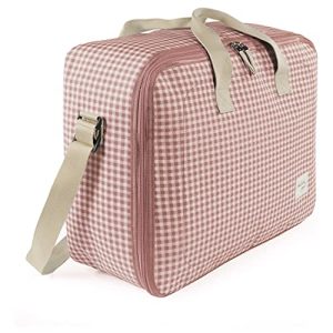 Maleta de Bebé I Love Vichy Rosa – Walking Mum